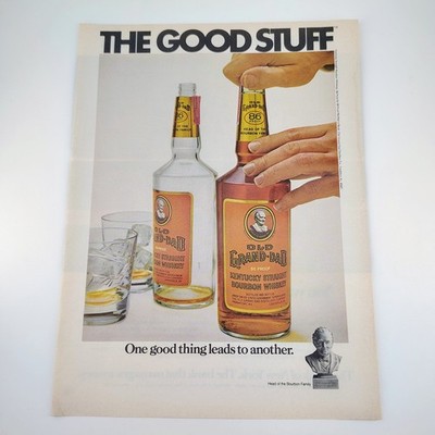 Old Grand-Dad 86 Proof Vintage Print Ad The Good Stuff Frankfort KY
