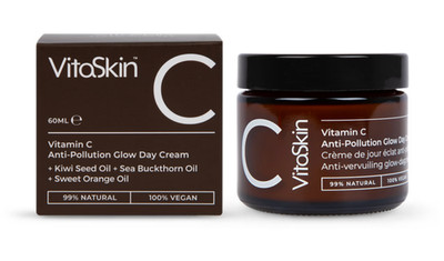 Vitaskin Vit C Anti-Pollution Glow Day Cream Vegan Kiwi Seed Sea Buckthorn 60ml