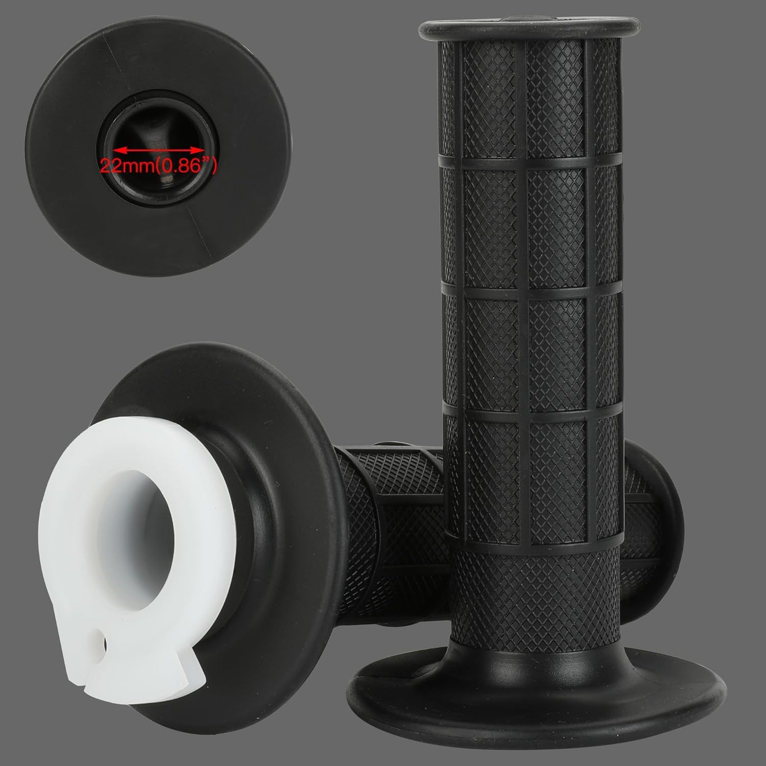 YOXUFA PZ19 19mm Carburetor 7/8 22mm Throttle Assembly for Apollo black 