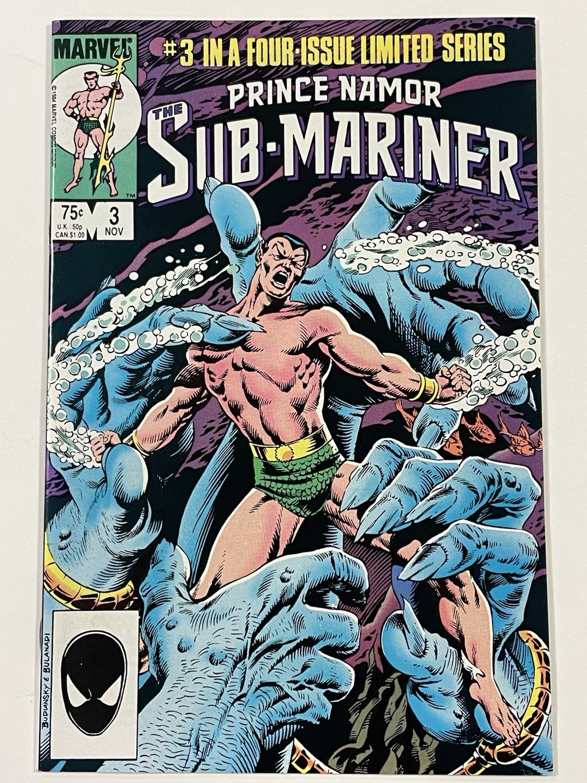 Prince Namor, the Sub-Mariner #3 1984 Marvel Comics Comic Book