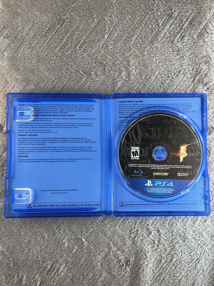 Resident Evil 5, PlayStation 4 (PS4) Video Game - Mint Disc - LIKE NEW - image 3 of 3