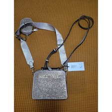 Steve Madden Rare Viral Bevelyn Crossbody Gold Rhinestone Purse AS IS READ