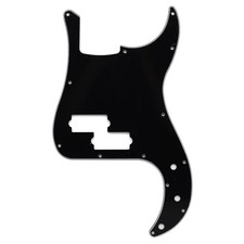 3Ply Black 4 String P Bass Pickguard 13 Hole Precision Bass Scratch Plate