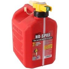 2.5 Gallon Gas Can - No Spill, Easy Pour, Portable Fuel Container
