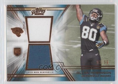 2014 Topps Prime Dual Relics Copper 3/99 Allen Robinson #DR-AR 2r5
