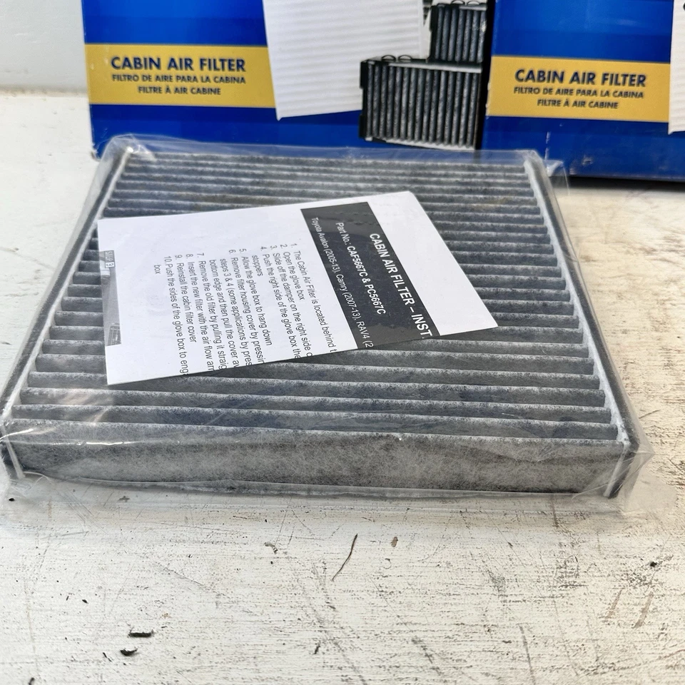 2-Novo Premium Guard PC5667C Carvão, Filtro de Cabine 2004-22 BMW Jaguar Toyota - Imagem 2 de 4