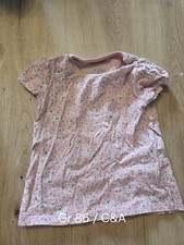 C&A Mädchen T-Shirt Rosa Gepunktet Rundhals ...