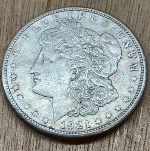 1921 S Morgan Silver Dollar - Real Silver - Bullion - 90% Silver Coin - $1 START