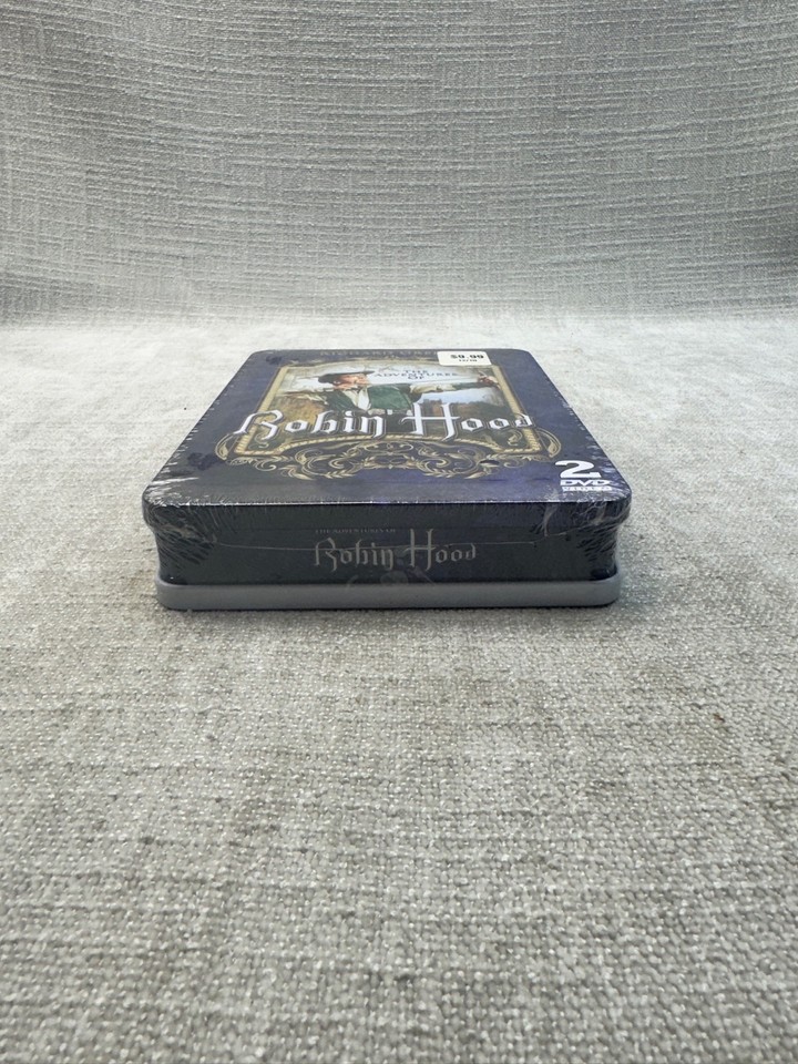 Richard Roeper Now The Adventures Of Robin Hood DVD 2 Disc Tin Box Set Timeless B&W TV ...