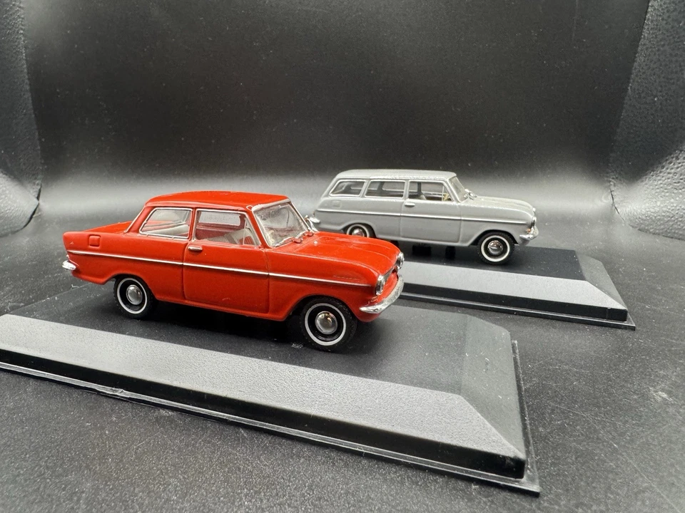 Opel Kadett A 1962 coupè e break Minichamps scala 1/43, prima serie rare in box - Immagine 4 di 4