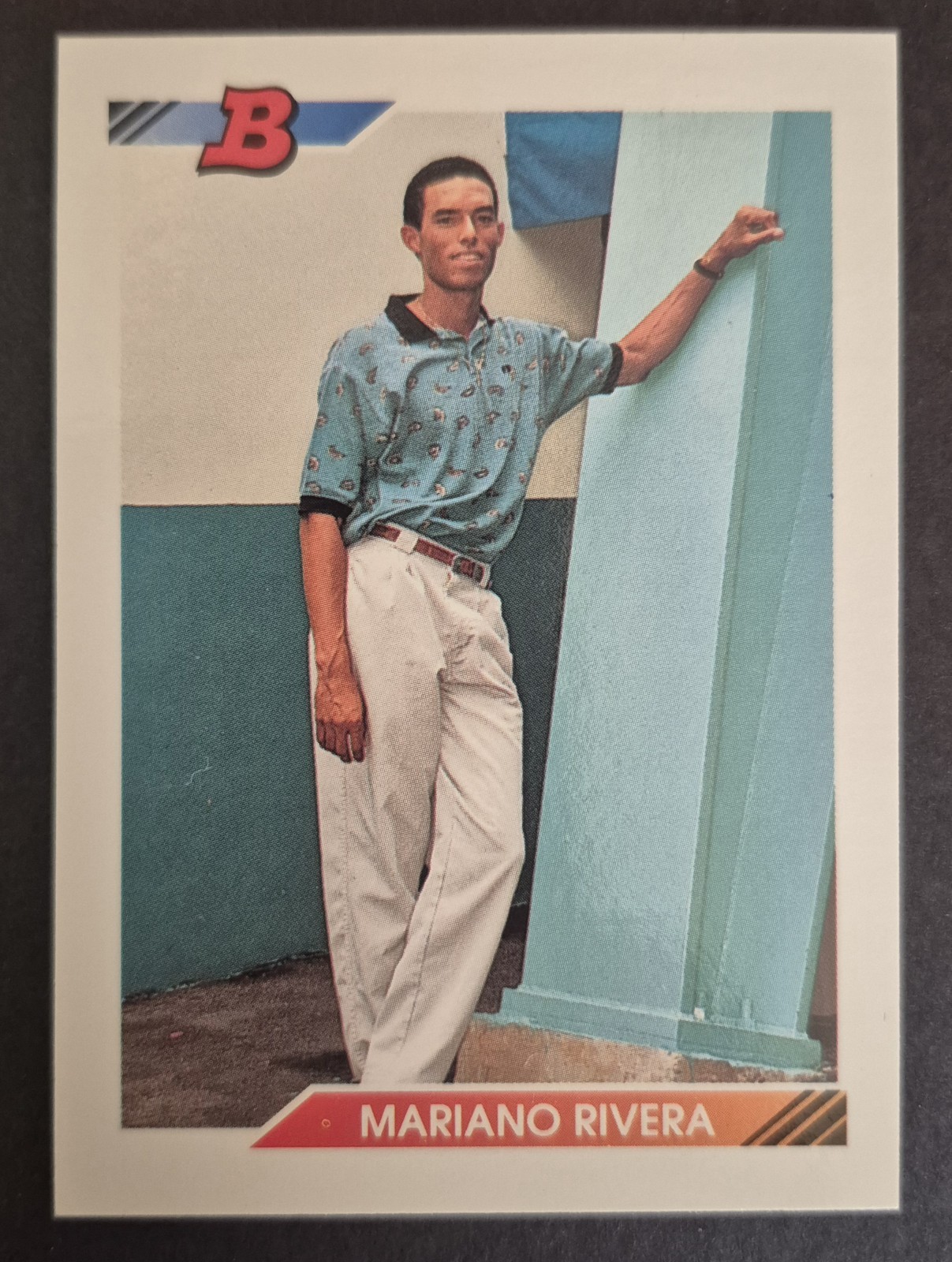  Mariano Rivera 1992 Bowman Rookie RC Card #302 New York Yankees HOF