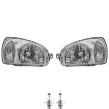 Halogen Scheinwerfer Set für Hyundai Santa Fe 1.00>> H4 ohne Motor inkl. Lampen