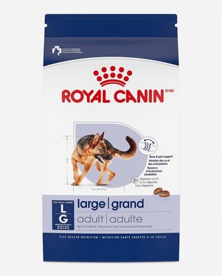 Large Breed Adult Dry Dog Food, 30 lb - Size Health Nutrition for Optimal Growth