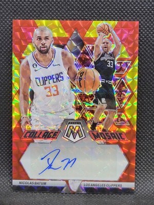 Nicolas Batum Autograph Choice Collage Panini Mosaic 2022-23 