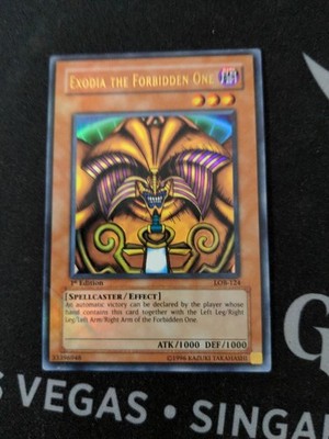 ASIAN ENGLISH Exodia the Forbidden One 1st Edition LOB-124 Played