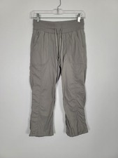 The North Face Womens XS Gray Aphrodite 2.0 Cropped Pants Nylon Hiking