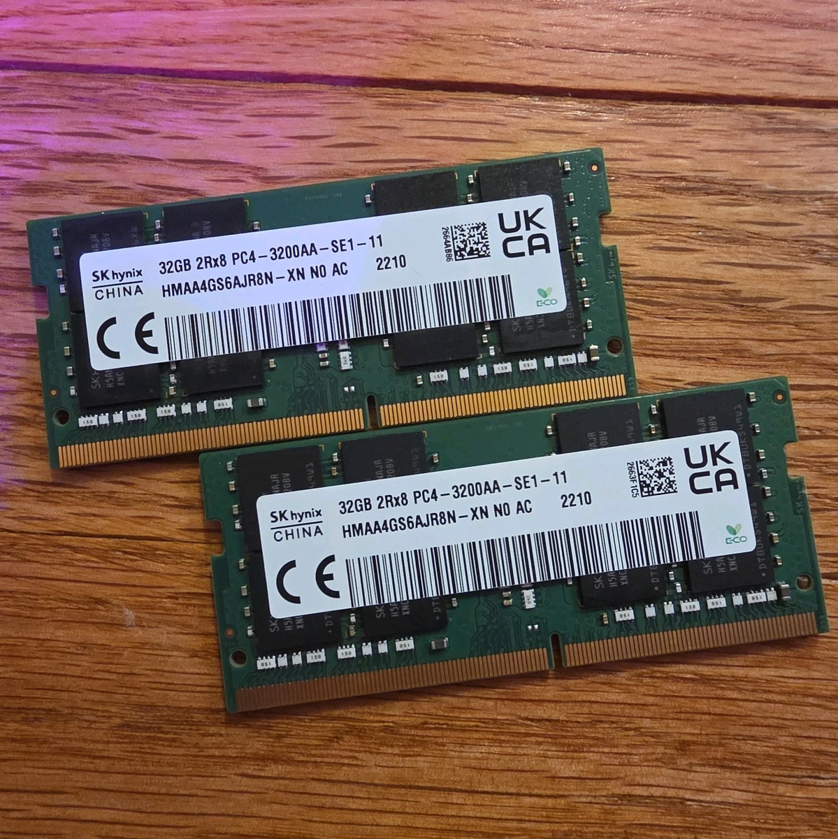 PC4-25600 (DDR4-3200) Bus Speed Computer RAM 32 GB Capacity per