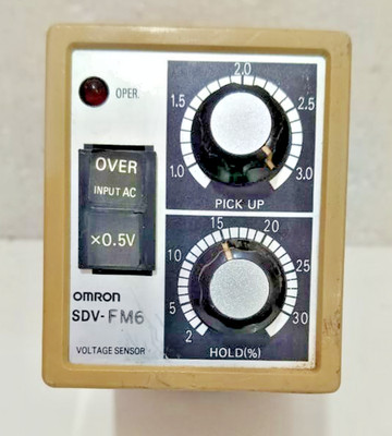 OMRON SDV-FM6 VOLTAGE SENSOR (CONECTION DIAGRAM SWITCH SELECTION (FREE SHIPPING)