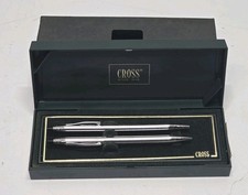 Cross Century Medalist Chrome Ballpoint Pen Pencil Writing Set Models 350105 CHR