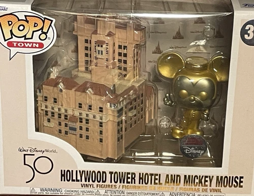 Disney Pop! Rides Hollywood Tower Hotel & Mickey Mouse Figurines 31