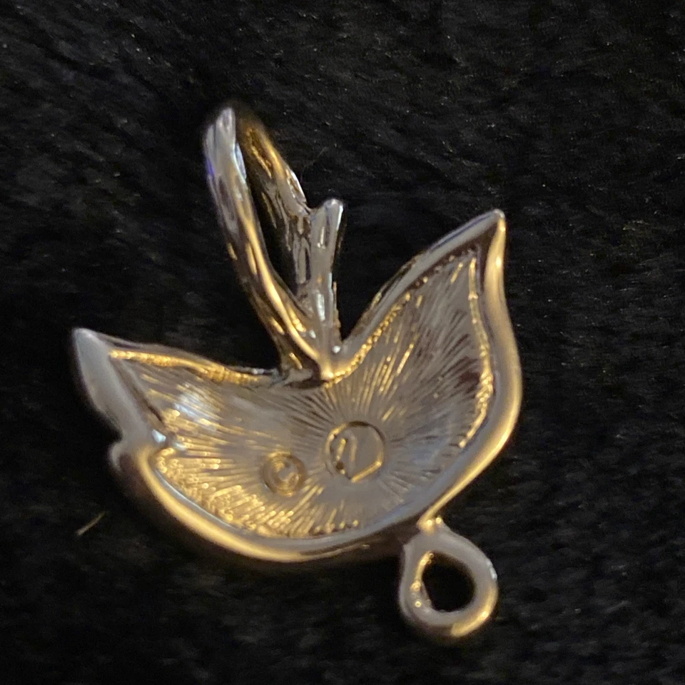 Collar Swarovski Colgante Dije Soporte Tono Dorado, Cristal Foto 2 de 2