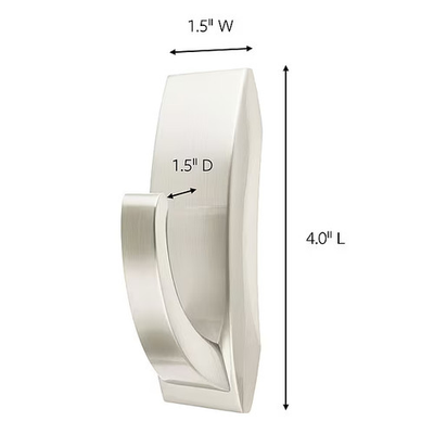 #ad Command HookMetal1 1 2 In MR03 Command MR03 0051131982345 Metal Nickel $22.03