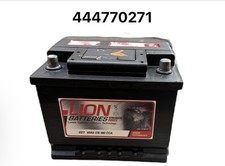 CAR BATTERY LION 027 60AH 480CCA 0/1 B13 12V FULLY CHARGED IN FULL WORKING ORDER