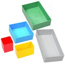 10 Einsatzboxen Allit EuroPlus Insert 63/1-63/5 Industrienorm Kleinteile Ordnung