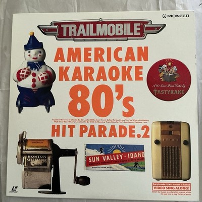 American Karaoke LaserDisc 80s Hit Parade 2 LDC 1990 Very Good Vintage Pioneer