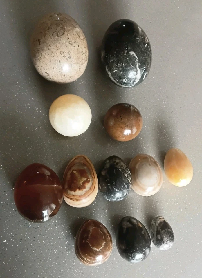 LOT DE 12 OEUFS DE COLLECTION  PIERRE - Photo 2/4