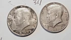 KENNEDY HALF DOLLAR,  90% SILVER,  1964-P,  1964-P,  ---311