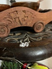 2.00 Carat Round Simulated Diamond Pair Women Stud 925 Sterling Silver Earring