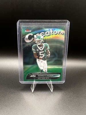 2025 Topps Finest - Creators Garrett Wilson Color Match /75 #CR-23