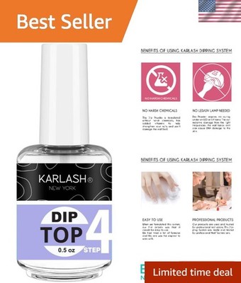 High Durability Gel Base DIP Powder 0.5 oz - Professional Glossy Results at Home