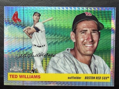 Ted Williams 2025 Topps Chrome Platinum Prism Refactor #351 - Boston Red Sox HOF