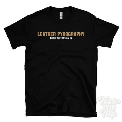 LEDERPYROGRAPHIE BURN THE DESIGN IM T-SHIRT Holzofen Leder | Leder