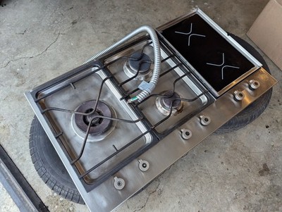 Bertazzoni  PM363I0X 36'' Drop-in Gas & Induction Cooktop 5 Burners Stainless