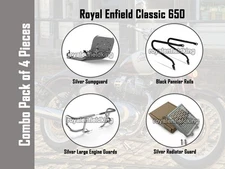 Genuine Royal Enfield Classic 650 "4 Pcs Accessories Combo Pack CP-10"