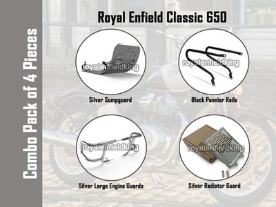 Original Royal Enfield Classic 650 4-Teiliges Zubehör-Kombipaket CP-10
