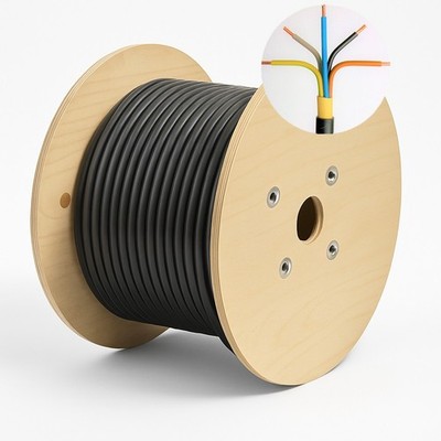 NYY-J 5x10 mm² 100m Meter Erdkabel Erdleitung Elektrokabel Starkstromkabel VDEDJ