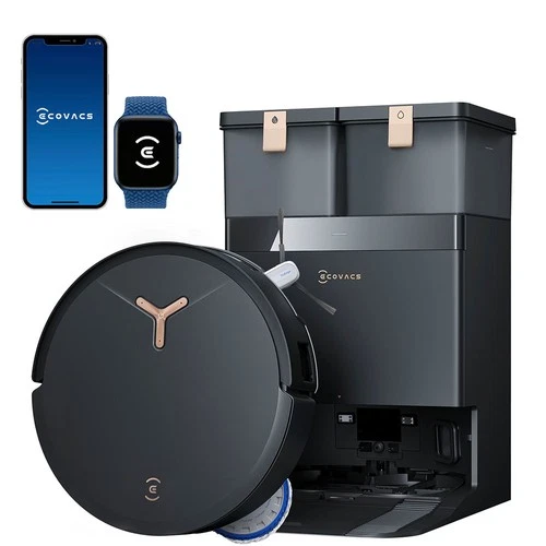 ECOVACS DEEBOT T50 MAX PRO Omni Robot Vacuum and Mop 18,500Pa 18mm Auto-Lift APP - product listing photo