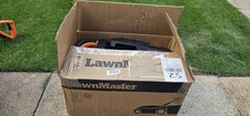 LawnMaster 24V Cordless Push Lawn Mower, Mulching, Collection Box Orange/Black L