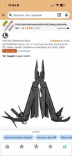 Leatherman Wave+ Black Multi-Tool Metal Blade...