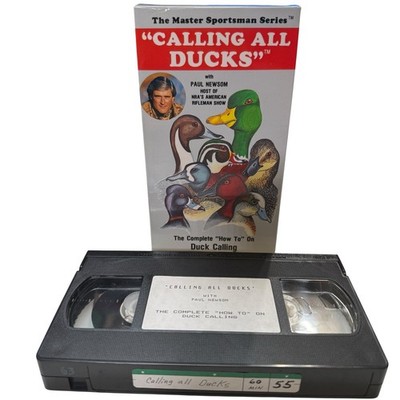 Calling All Ducks Complete How to on Duck Calling VHS Master Sportsman 60 Mins