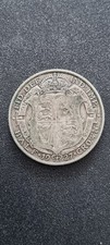 1927 Silver Half Crown Coin - King George V