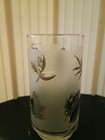 Vtg MCM 1960’s Set Of 6 Libbey 5.25” Silver Leaf Frosted 12oz Glass Tumblers.  z — photo 3