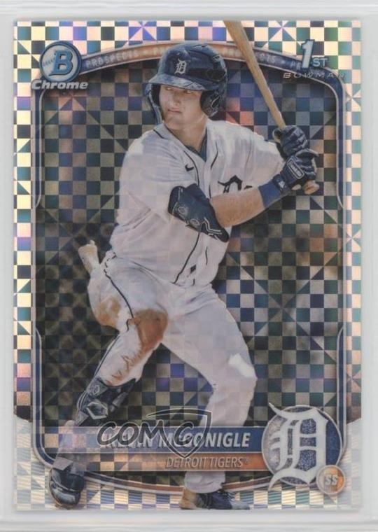 2025 Bowman Chrome Prospects X-Fractor Kevin McGonigle #BCP-79 0hi5