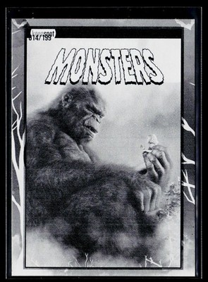 2026 Mark Spears Monsters Halloween 15 BLACK & WHITE #d /199 King Kong Exclusive