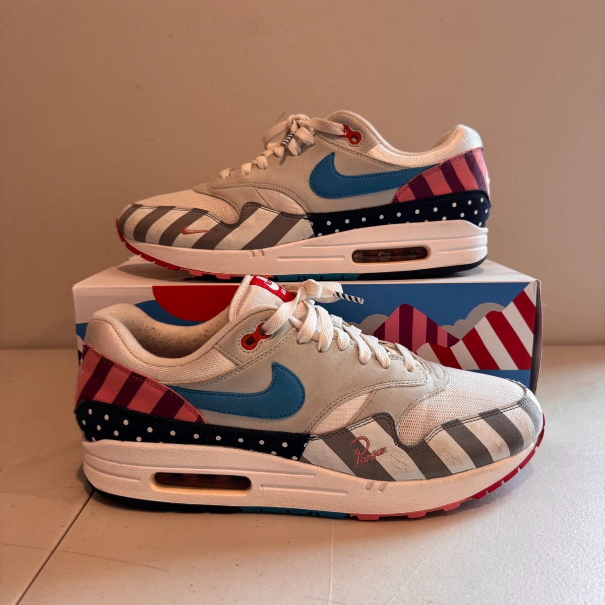 Nike Parra x Air Max 1 White for Sale | Authenticity Guaranteed | eBay