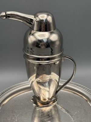 Restoration Hardware Penguin Shaker Bar Set Silverplate Golf